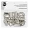 Dritz® Silver 1" Key Fob Hardware, 12ct.
